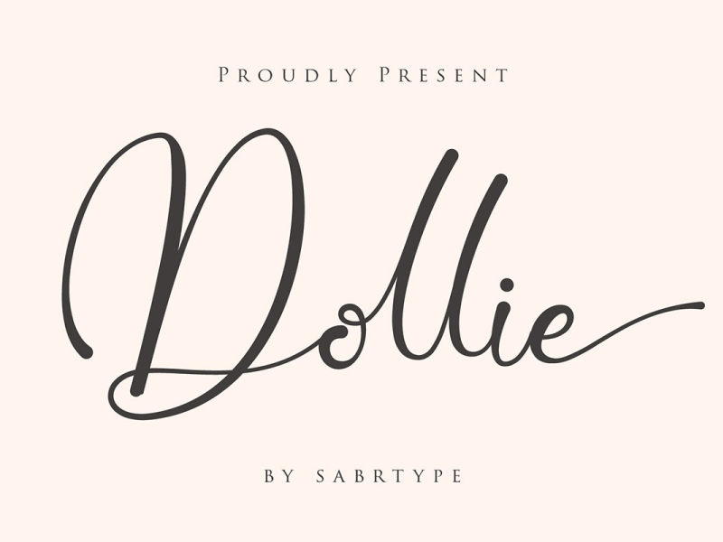 Free Dollie Script Font by Team Account Creativetacos on Dribbble