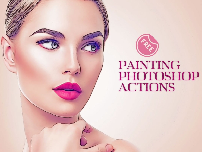 Free Oil Painting Photoshop Actions By Team Account Creativetacos On Dribbble