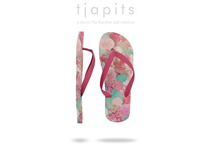 Free Tjapitis Flip Flop Mockup apparel identity beach accessories beachwear blank space brand logotype branding set flip flip flops flip flops flipflops foot wear footwear havaianas merchandise mockup mokcup print ready product design sandals shoe design