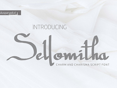 Free Sellomitha Script Font bold branding logo brush calligraphy calm delicious font fresh hand drawn handwriting font handwritten font instagram font letter logo font personal logo photographer logo photography logo redy studio signature font