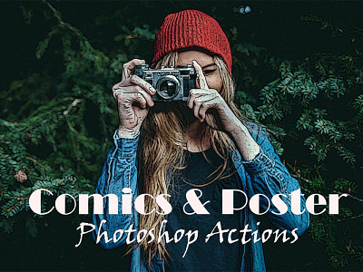 Comic Poster Photoshop Actions Free Download