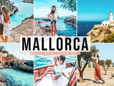 Mallorca Mobile & Desktop Lightroom Presets