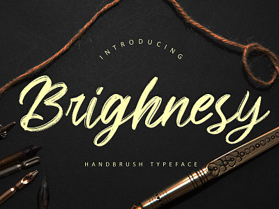 Free Brighnesy Handbrush Font beautiful font branding font calligraphy font classy font creative elegant font feminine font handwriting font handwritten font lettering font logo font luxury font minimalist font modern font quote font script signature font stylish font