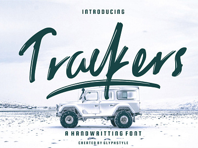 Free Trackers Handwritten Font