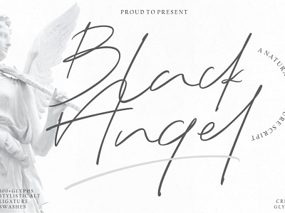 Free Black Angel Script Font brand design brand identity brand logo branding font branding typeface logo design natural script naturalistic naturally print print design printable font printables signature signature design signature font signature fonts signature logo signature photography