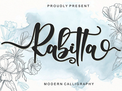 Free Rabitta Calligraphy Font brand branding bussines card challigraphy clean creative design font illustration instagram luxury modern photo signature signature font wedding