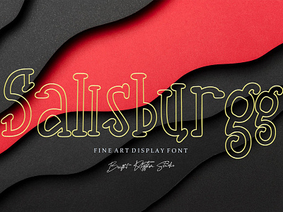 Free Sallsburgg Display Font all caps alternative font bold bold sans clean font light font modern modern font professional qualy font regular font regular sans sans serif