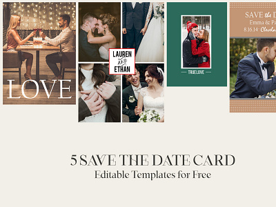 5 Free Save The Date Card Templates