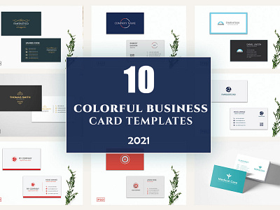 10 Colorful Business Card Templates