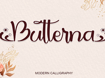 Free Butterna Calligraphy Font new