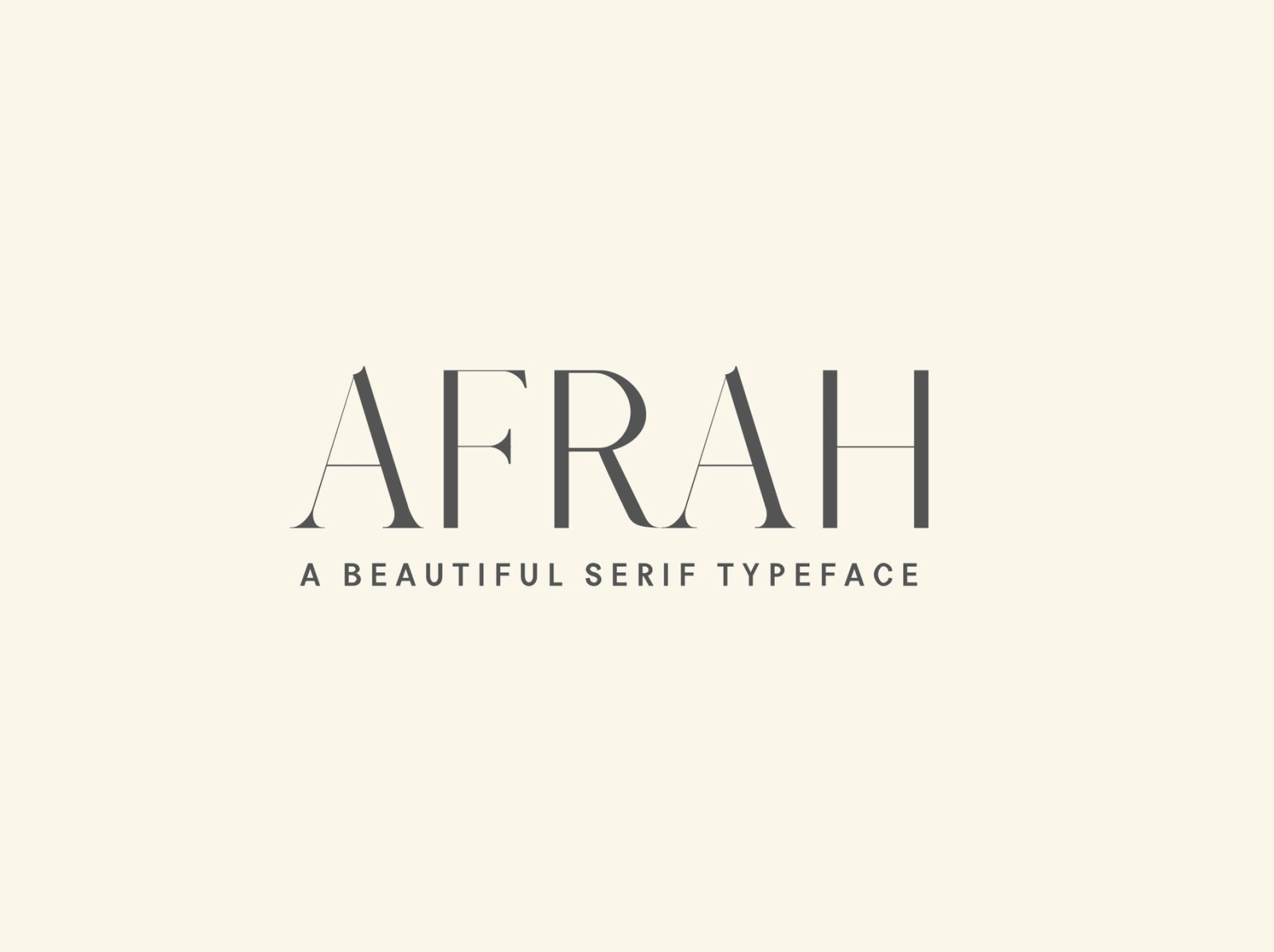 Afrah Serif Font Family Pack font letter typeface