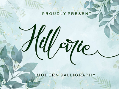 Hillarie Calligraphy Font Free