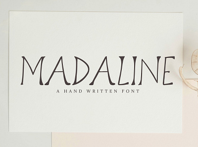 ⚡️ Madaline Handwritten Font colorful creative design font illustration modern