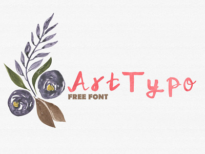 Free Art Typo Handwriting Font