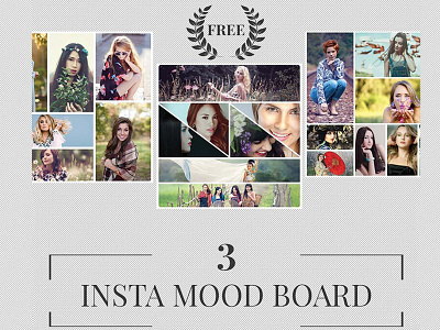3 Free Instagram Mood Board Templates free insta mood board templates free mood board psd templates insta mood board templates instagram mood board templates
