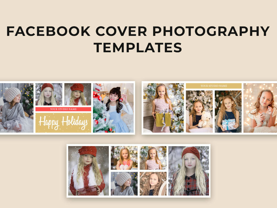 3 free christmas facebook cover templates by creativetacos