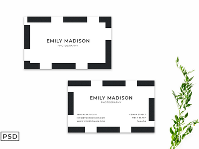 Simple Business Card Template Ver. 2