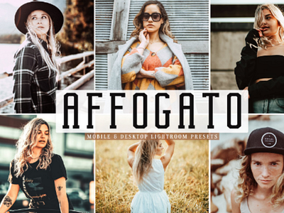 Affogato Lightroom Presets Pack 300dsi illustration lightroom lightroom presets mobile packs photography presets