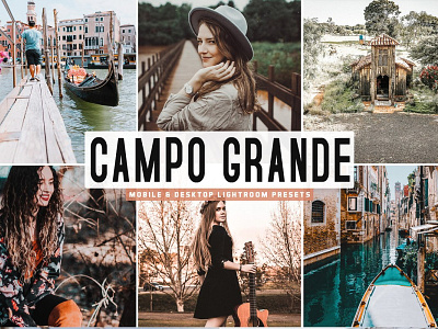 Campo Grande Lightroom Presets Pack 300 dpi 300dpi design display doddle dribbble dribbble best shot graphic design illustration illustration art lightroom lightroom preset mobile modern presets ui