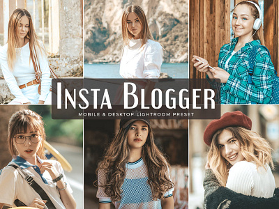 Free Insta Blogger Mobile and Desktop Lightroom Presets branding design design art desktop design download dribbble dribbble best shot free freebie illustration lightroom presets mobile photography presets ui ux