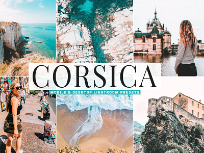 Free Corsica Mobile & Desktop Lightroom Presets branding design design art desktop design download dribbble dribbble best shot free freebie illustration lightroom presets mobile photography presets ui ux