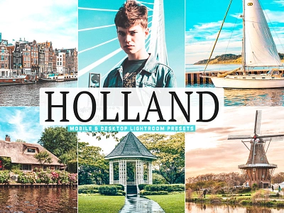 Free Holland Mobile & Desktop Lightroom Presets branding design design art desktop design download dribbble dribbble best shot free freebie illustration lightroom presets mobile photography presets ui ux