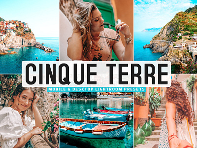 Free Cinque Terre Mobile & Desktop Lightroom Presets branding design design art desktop design download dribbble dribbble best shot free freebie illustration lightroom presets mobile photography presets ui ux