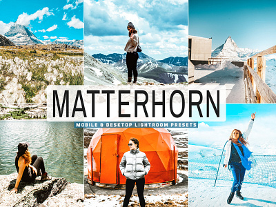 Free Matterhorn Mobile & Desktop Lightroom Presets branding design design art desktop design download dribbble dribbble best shot free freebie illustration lightroom presets mobile photography presets ui ux