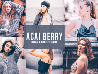 Free Acai Berry Mobile & Desktop Lightroom Presets branding design design art desktop design download dribbble dribbble best shot free freebie illustration lightroom presets mobile photography presets ui ux wedding presets