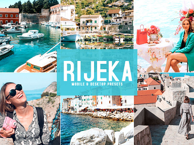 Free Rijeka Mobile & Desktop Lightroom Presets branding design design art desktop design download dribbble dribbble best shot free freebie illustration lightroom presets mobile photography presets ui ux wedding presets