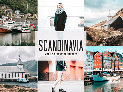 Free Scandinavia Mobile & Desktop Lightroom Presets branding design design art desktop design download dribbble dribbble best shot free freebie illustration lightroom presets mobile photography presets ui ux wedding presets