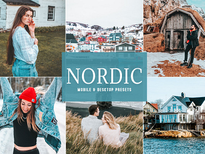 Free Nordic Mobile & Desktop Lightroom Presets branding design design art desktop design download dribbble dribbble best shot free freebie illustration lightroom presets mobile photography presets ui ux wedding presets