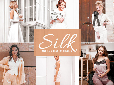 Free Silk Mobile & Desktop Lightroom Presets branding design design art desktop design download dribbble dribbble best shot free freebie illustration lightroom presets mobile photography presets ui ux wedding presets