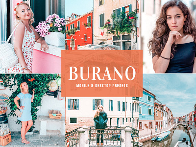 Free Burano Mobile & Desktop Lightroom Presets branding design design art desktop design download dribbble dribbble best shot free freebie illustration lightroom presets mobile photography presets ui ux wedding presets