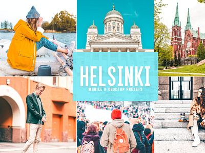 Free Helsinki Mobile & Desktop Lightroom Presets branding design design art desktop design download dribbble dribbble best shot free freebie illustration lightroom presets mobile photography presets ui ux wedding presets