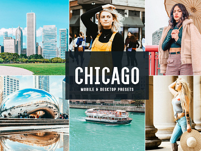 Free Chicago Mobile & Desktop Lightroom Presets branding design design art desktop design download dribbble dribbble best shot free freebie illustration lightroom presets mobile photography presets ui ux wedding presets