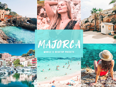 Free Majorca Mobile & Desktop Lightroom Presets branding design design art desktop design download dribbble dribbble best shot free freebie illustration lightroom presets mobile photography presets ui ux wedding presets