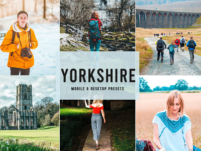 Free Yorkshire Mobile & Desktop Lightroom Presets branding design design art desktop design download dribbble dribbble best shot free freebie illustration lightroom presets mobile photography presets ui ux wedding presets