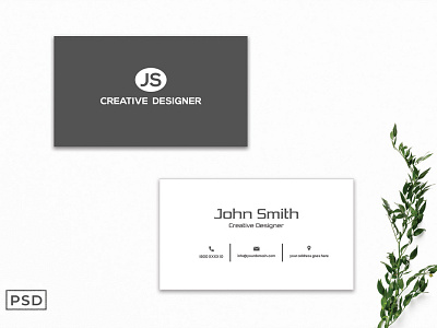 Free Minimal Business Card Template V6 business card card design design design ui dribbble dribbble best shot free business card free download free product free psd freebies graphic design ui