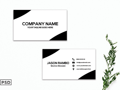 Free Minimal Business Card Template V7 business card card design design design ui dribbble dribbble best shot free business card free download free product free psd freebies graphic design ui