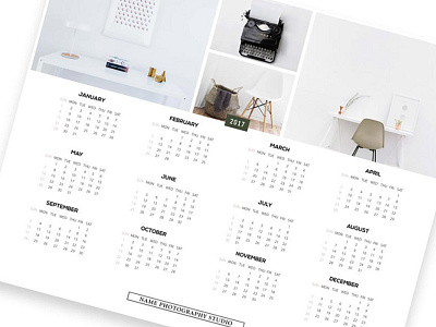 Free Minimalist Printable Calendar PSD Templates branding callendar design dribbble dribbble best shot free freebie illustration minimalist photography printable printable resume printables psd template template ui