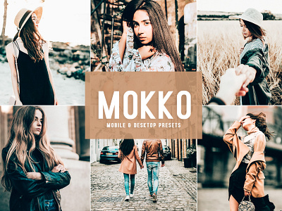 Free Mokko Mobile & Desktop Lightroom Presets bloggers branding design dribbble dribbble best shot illustration lifestyle lightoom presets mobile and desktop mood photography portaits ui ux