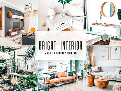 Free Bright Interior Mobile & Desktop Lightroom Presets wedding presets