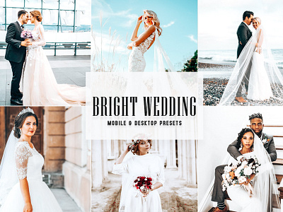 Free Bright Wedding Mobile & Desktop Lightroom Presets wedding presets