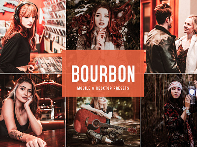 Free Bourbon Mobile & Desktop Lightroom Presets graphic design