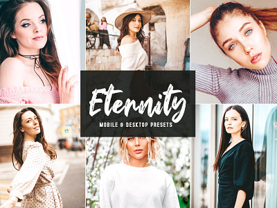 Free Eternity Mobile & Desktop Lightroom Presets graphic design