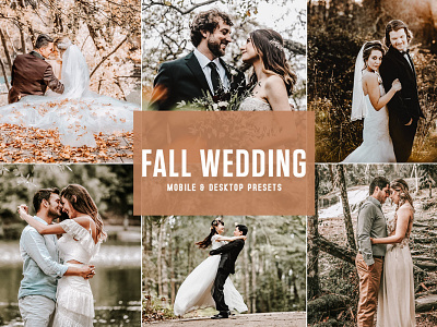 Free Fall Wedding Mobile & Desktop Lightroom Presets instagram filters