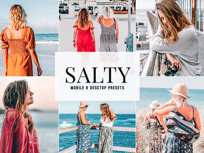 Free Salty Mobile & Desktop Lightroom Presets instagram filters