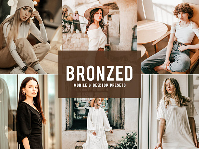 Free Bronzed Mobile & Desktop Lightroom Presets graphic design