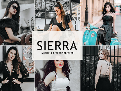 Free Sierra Mobile & Desktop Lightroom Presets graphic design